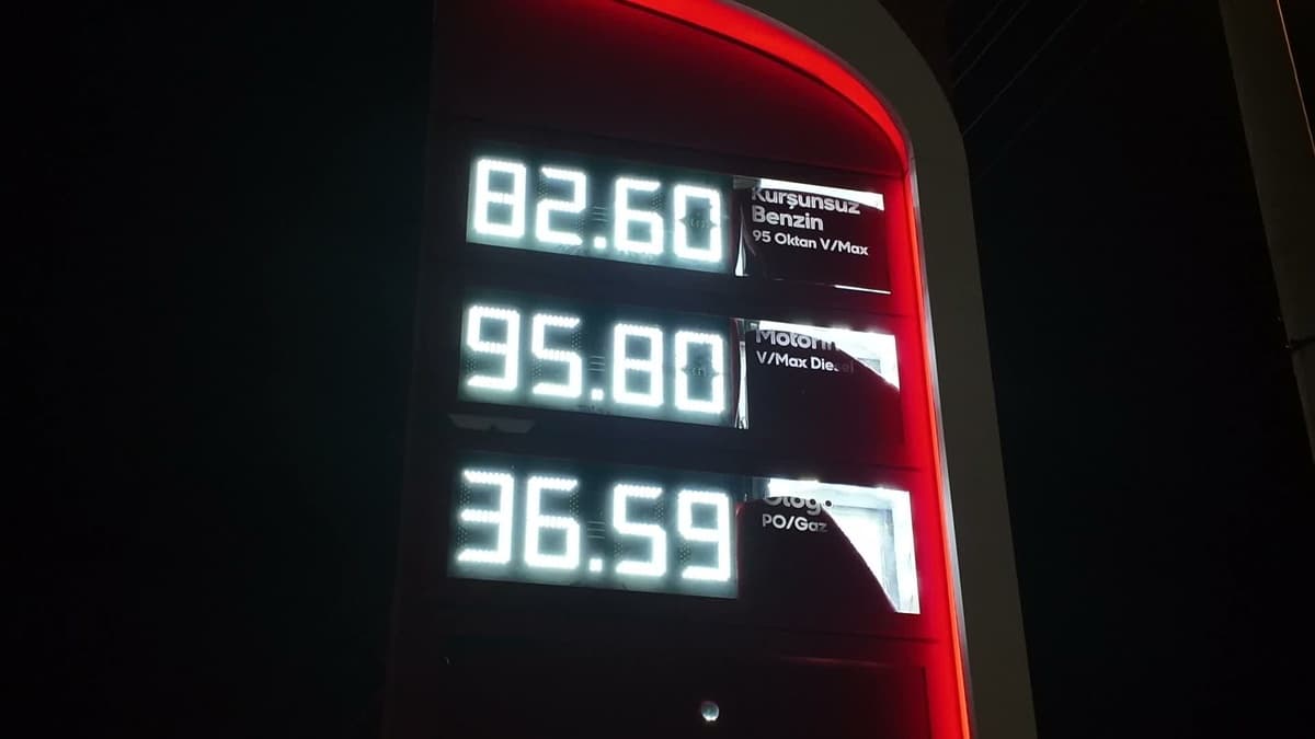 Isparta'da motorine 3,60 lira zam pompaya yansıdı, LPG de 1,45 lira arttı