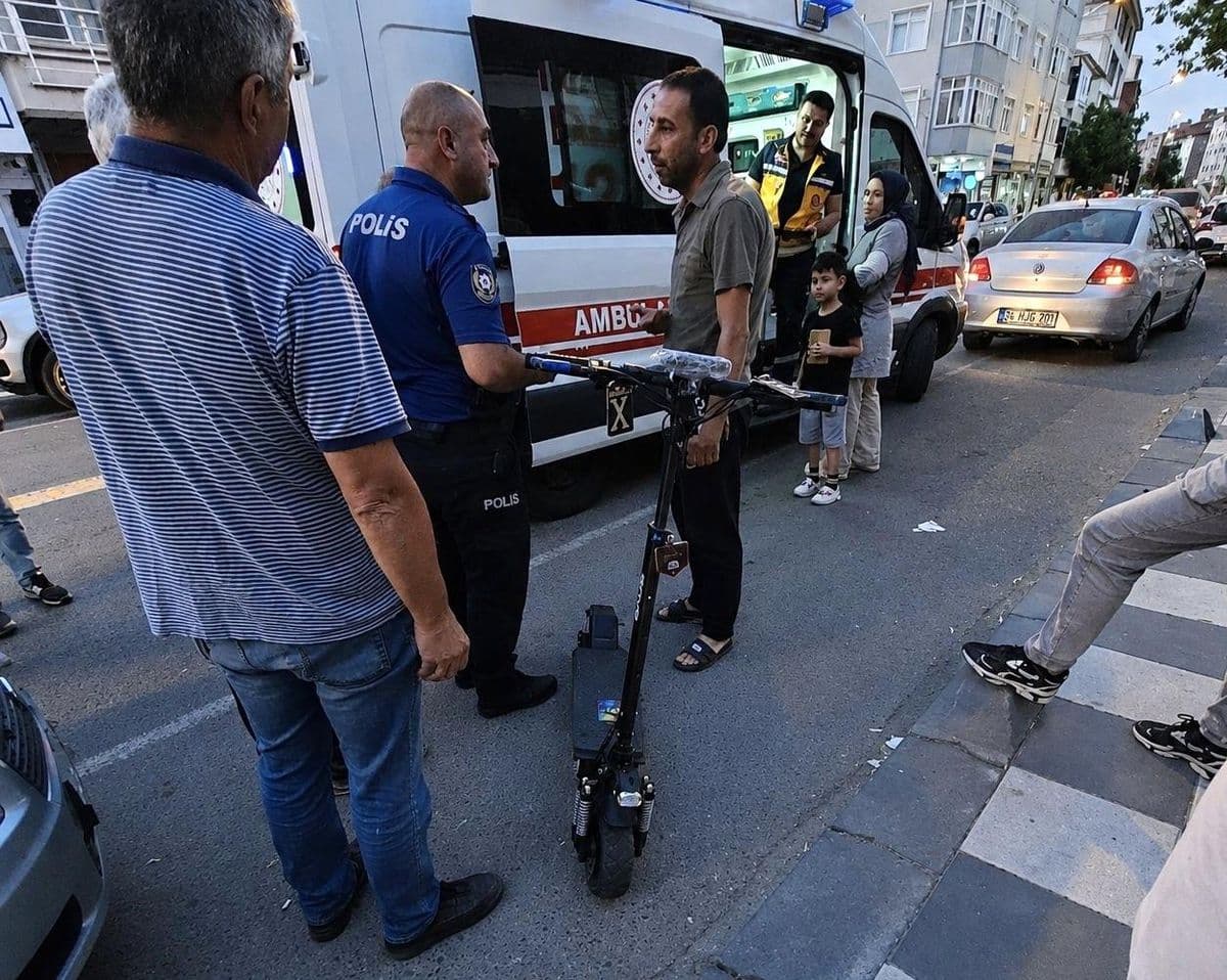 Tekirdağ'da Yolda Yağ Kazası