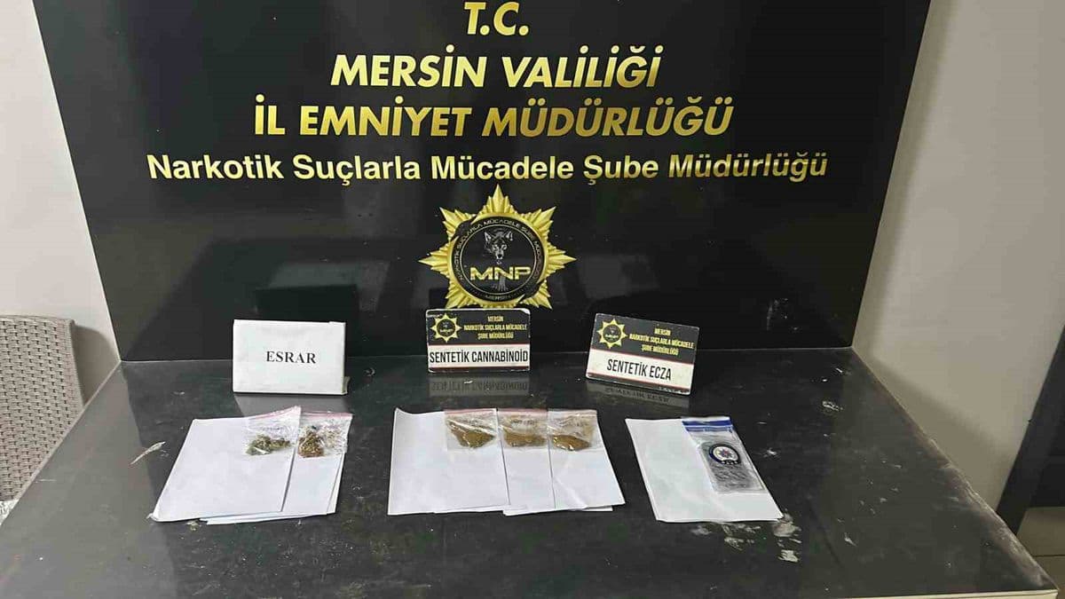 Mersin'de Uyuşturucu Operasyonu: 3 Tutuklama